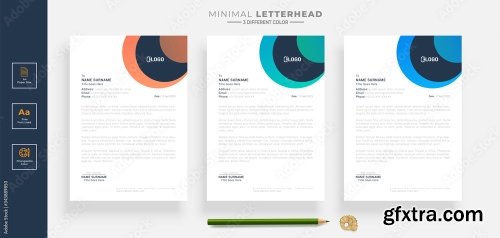 Elegant Letterhead Design Template 5 20xAI