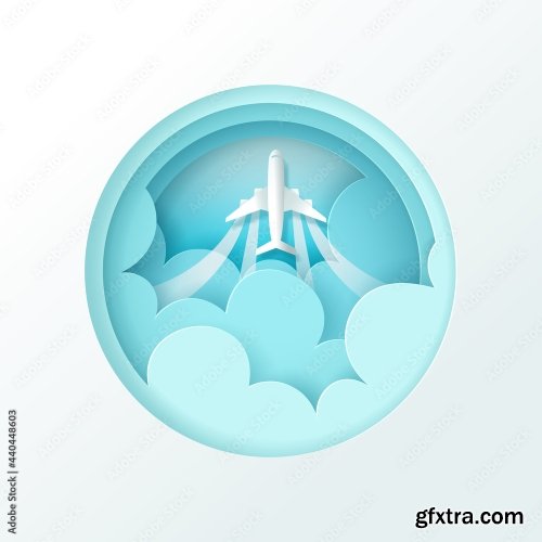 Vector Digital Craft Of Travel Banner Time To Travel Concept 18xAI