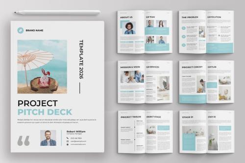 Project Pitch Deck Layout