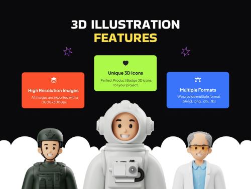 Professions 3D Avatar