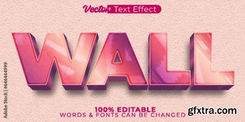 Vector Text Effect Editable Alphabet 50 25xAI