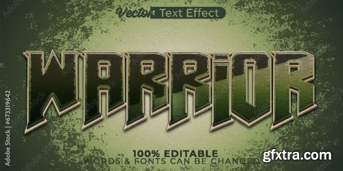 Vector Text Effect Editable Alphabet 50 25xAI