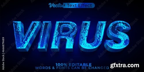 Vector Text Effect Editable Alphabet 50 25xAI