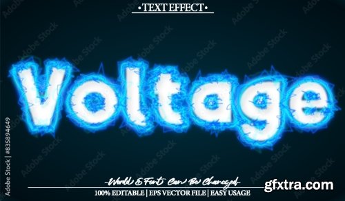 Vector Text Effect Editable Alphabet 50 25xAI