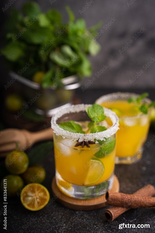 Fresh Summer Orange Mojito 6xJPEG