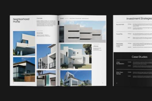 Modern Real Estate Magazine Template