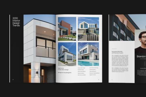 Modern Real Estate Magazine Template