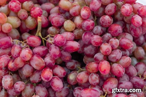 Red Grapes Background 5xJPEG