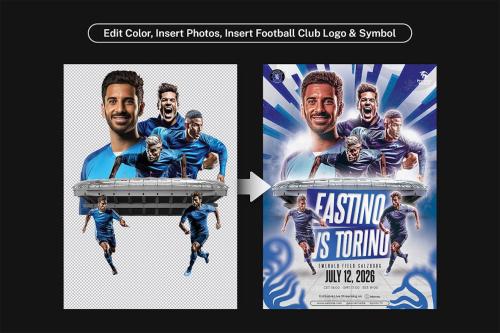 Football Club Flyer Template