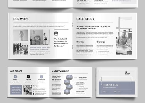 Business Pitch Deck Brochure Layout