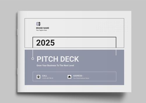 Business Pitch Deck Brochure Layout