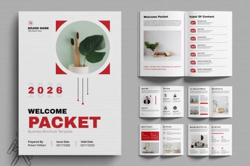 Welcome Packet Brochure Template