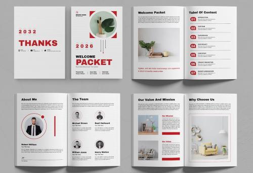 Welcome Packet Brochure Template