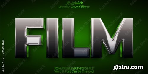 Vector Text Effect Editable Alphabet 19 20xAI