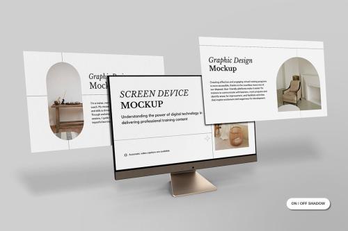 iMac Screen Device Mockup