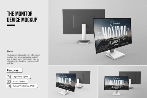 The Monitor Device Mockup