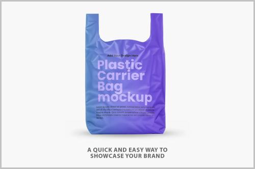 Plastic Carrier Bag Mockup