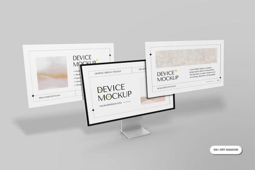 Monitor Screen Device Mockup