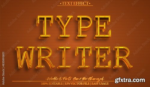 Vector Text Effect Editable Alphabet 48 25xAI