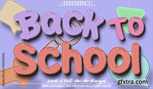 Vector Text Effect Editable Alphabet 40 25xAI