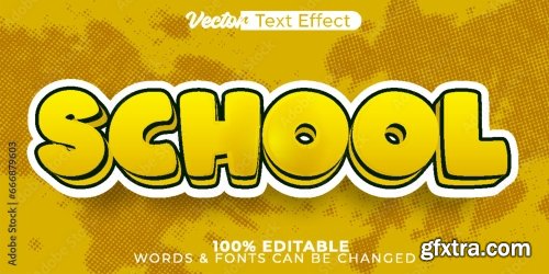 Vector Text Effect Editable Alphabet 40 25xAI