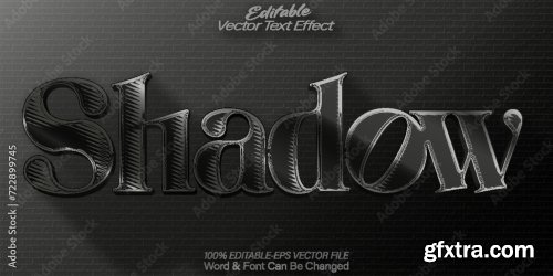 Vector Text Effect Editable Alphabet 40 25xAI