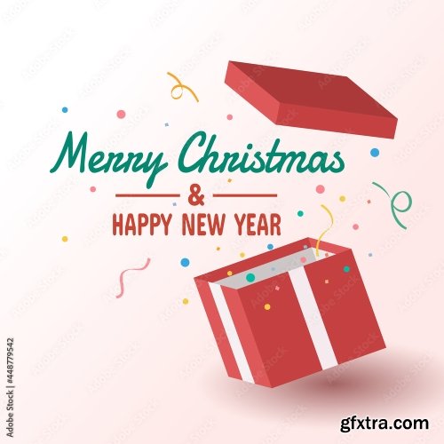 Celebration Merry Christmas And Happy New Year Concept 13xAI