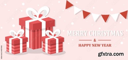 Celebration Merry Christmas And Happy New Year Concept 13xAI