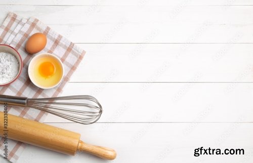 Rolling Pin Tapioca Flour Egg Oven Glove 5xJPEG