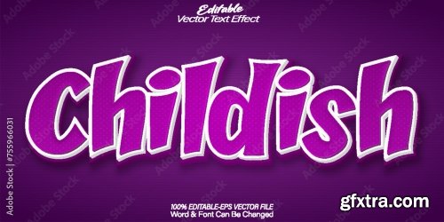 Vector Text Effect Editable Alphabet 10 20xAI