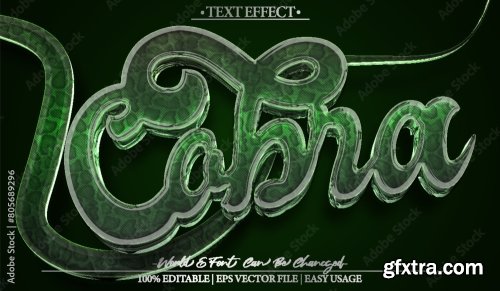 Vector Text Effect Editable Alphabet 11 20xAI