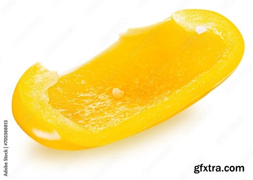 Yellow Pepper Isolated On A White Background 2 18xJPEG