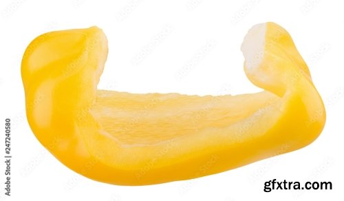 Yellow Pepper Isolated On A White Background 2 18xJPEG