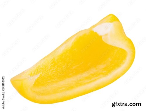 Yellow Pepper Isolated On A White Background 2 18xJPEG