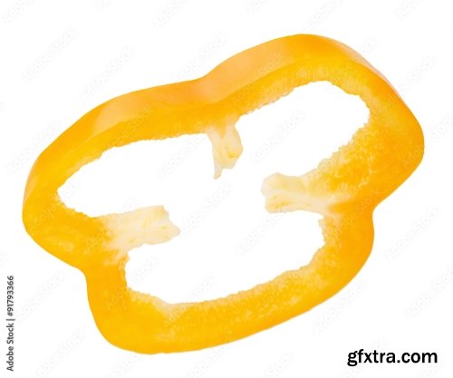 Yellow Pepper Isolated On A White Background 2 18xJPEG