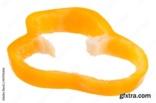 Yellow Pepper Isolated On A White Background 2 18xJPEG