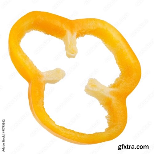 Yellow Pepper Isolated On A White Background 2 18xJPEG