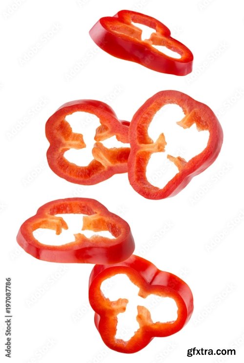 Yellow Pepper Isolated On A White Background 2 18xJPEG