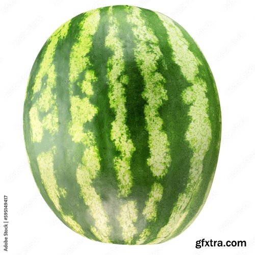 Watermelon Isolated On A White Background 24xJPEG