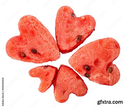 Watermelon Isolated On A White Background 24xJPEG