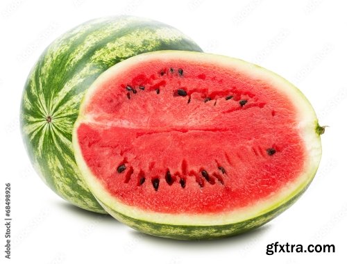 Watermelon Isolated On A White Background 24xJPEG