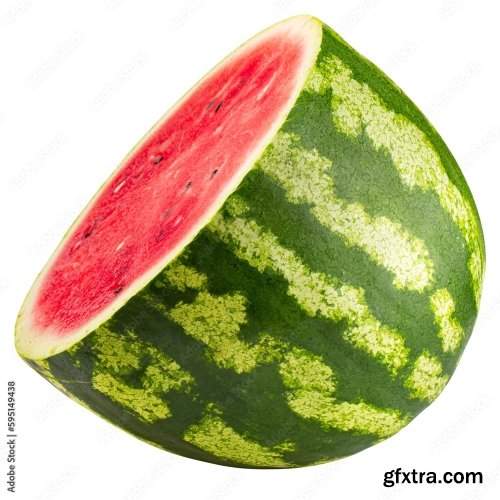 Watermelon Isolated On A White Background 24xJPEG