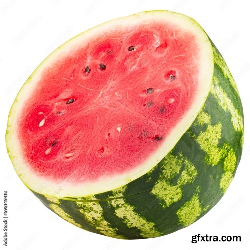 Watermelon Isolated On A White Background 24xJPEG