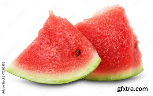 Watermelon Isolated On A White Background 24xJPEG