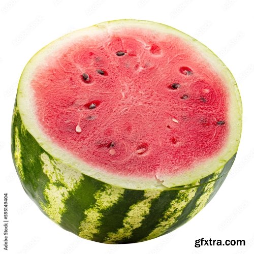 Watermelon Isolated On A White Background 24xJPEG