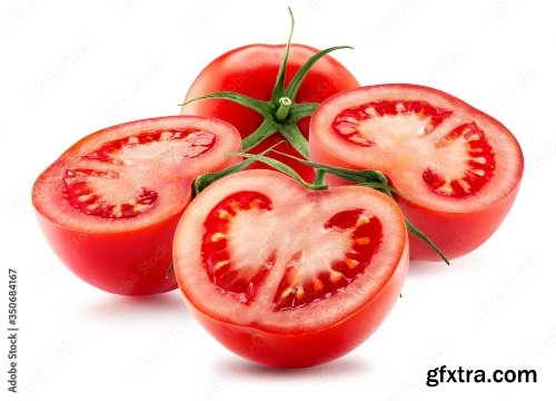 Tomato Isolated On A White Background 19xJPEG