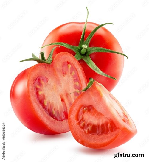 Tomato Isolated On A White Background 19xJPEG