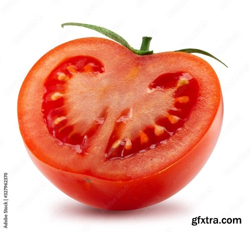 Tomato Isolated On A White Background 19xJPEG