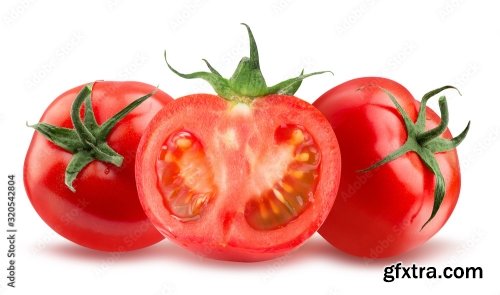 Tomato Isolated On A White Background 19xJPEG