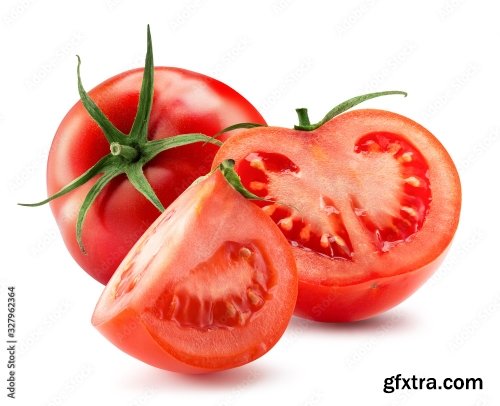 Tomato Isolated On A White Background 19xJPEG